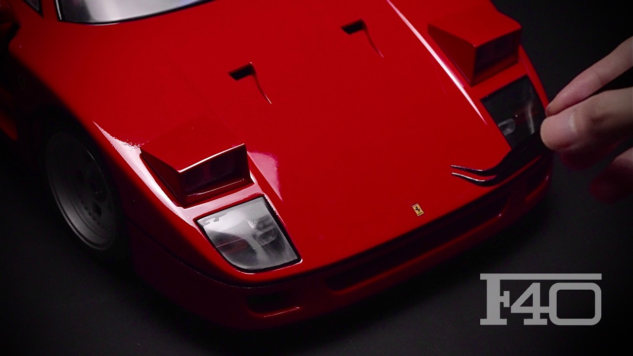Making Ferrari F40 With a 3D Printer