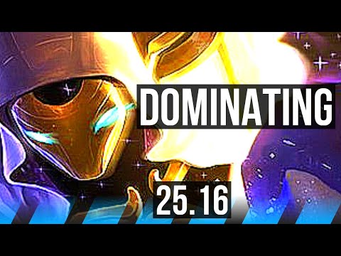 KASSADIN vs ZOE (MID) | Dominating | EUW Master | 25.16