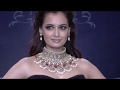 Dia Mirza Walks The Ramp For Vijay Golecha At IIJW 2012