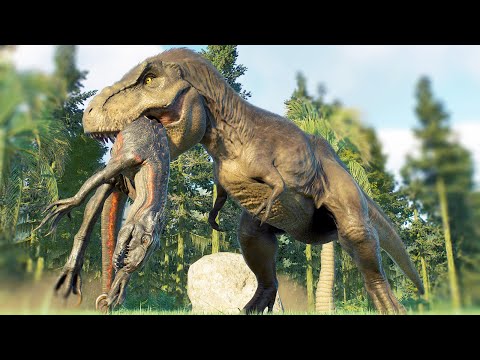 All Large & Medium Carnivores vs Herbivores Dinosaur | Battle Royale in Biosyn Sanctuary - JWE2