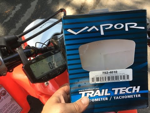 Vapor Trail Tech Speedometer Review TRX Honda 450R Install