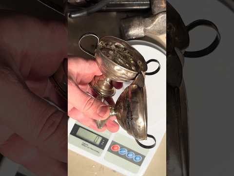 Sterling for $6? Let’s scrap it and see how much silver we got! #Silver #Scrap