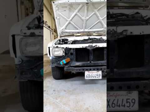 91 Toyota Pickup LED Headlight Conversion