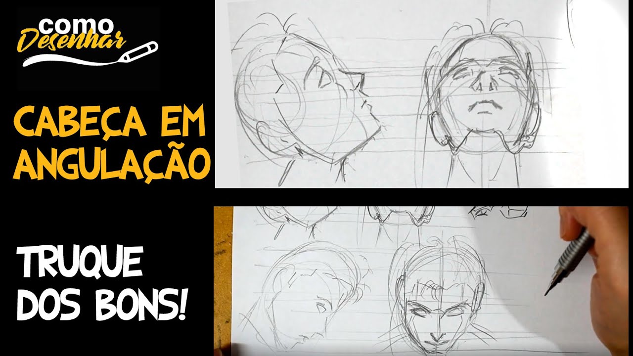 Como Desenhar Cabeça em Angulação?