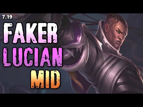 Faker (1215 LP) Lucian mid v Viktor matchup - Korean SoloQ 7.19