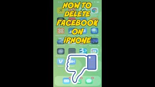 How To Delete Facebook App on iPhone