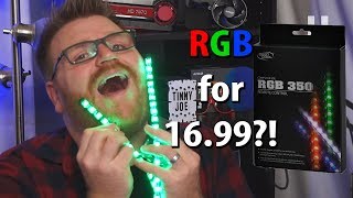 CHEAP! Deepcool RGB 350 Light Strips for PC Review