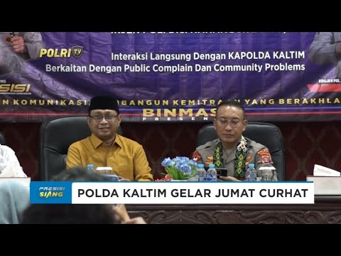 KEGIATAN JUMAT CURHAT POLDA KALTIM