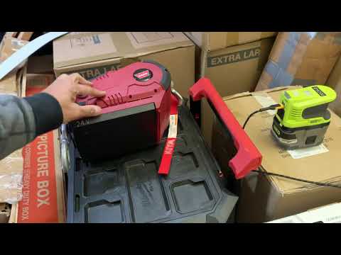 WARN PullzAll Cordless 24V Portable Electric Winch with Steel Cable and 1/2 Ton (1,000 lb) capacity