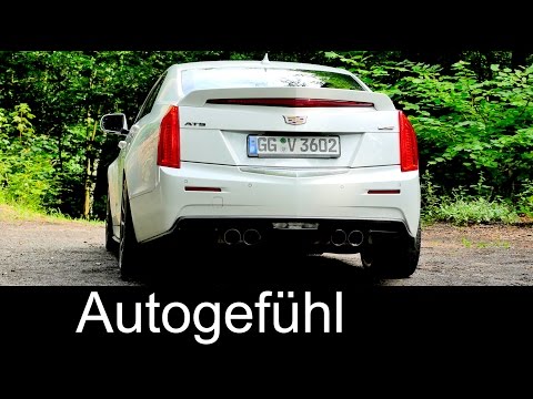 Sound & Performance 0-200 km/h 0-125 mph Cadillac ATS-V V6 - Autogefühl