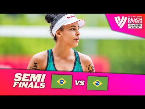 Ana Patrícia/Duda vs. Carol/Barbara - Semi Finals Highlights Hamburg 2023 #BeachProTour