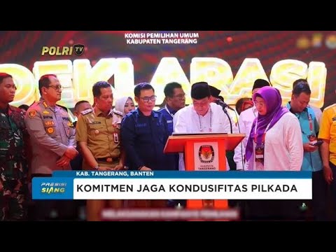 KAPOLRES TANGERANG HADIRI DEKLARASI PILKADA DAMAI