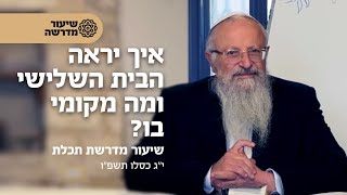 איך יראה הבית השלישי ומה מקומי בו? | הרב שמואל אליהו | שיעור במדרשת תכלת | י״ג כסלו תשפ״ו (הרב שמואל אליהו) - התמונה מוצגת ישירות מתוך אתר האינטרנט יוטיוב. זכויות היוצרים בתמונה שייכות ליוצרה. קישור קרדיט למקור התוכן נמצא בתוך דף הסרטון
