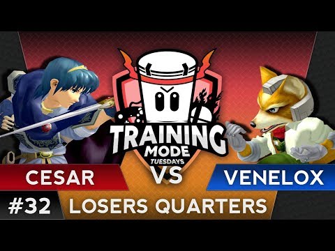 TMT 32 -  Venelox (Fox) VS Cesar (Marth) - SSBM Losers Quarters  - Smash Melee