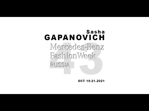 Sasha Gapanovich, MBFW RUSSIA 43 (oct 2021) - full show | DNMAG