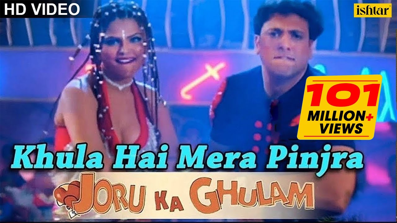 Khula Hai Mera Pinjra Lyrics  | Joru Ka Ghulam | Govinda, Twinkle Khanna | Alka Yagnik, Kumar Sanu | Aadesh Shrivastava