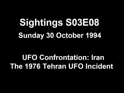 1994-10-30: Sightings Report on 1976 Tehran UFO Incident