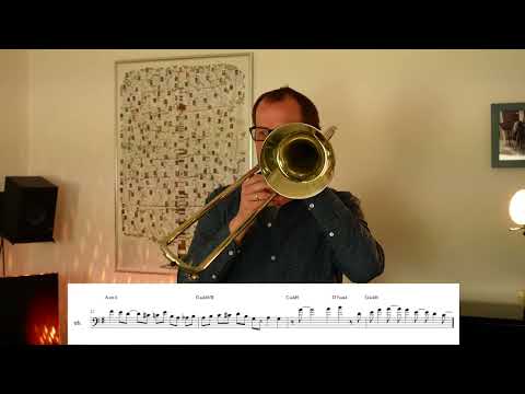 Ludwig Nuss' trombone solo over "Your Decision" - Transcription
