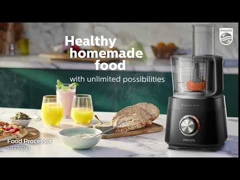 Virtuvinis kombainas PHILIPS VIVA COLLECTION HR7510/10 video