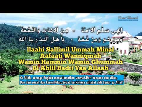Sholawat Badar Versi Muammar Z.A Tanpa Musik Merdu Penenang Hati 30 Menit Lirik Latin dan Arab