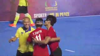 #HIGHLIGHT รอบชิงชนะเลิศ ไทย 4 มาเลเซีย 0 ในอาเซียนพาราเกมส์