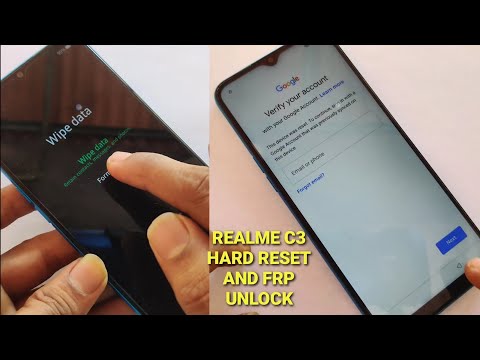 Realme C3 Hard Reset And FRP Bypass