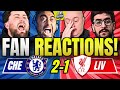 LIVERPOOL CHELSEA FANS REACTIONS TO CHELSEA 2 1 LIVERPOOL PREMIER LEAGUE FAN REACTIONS