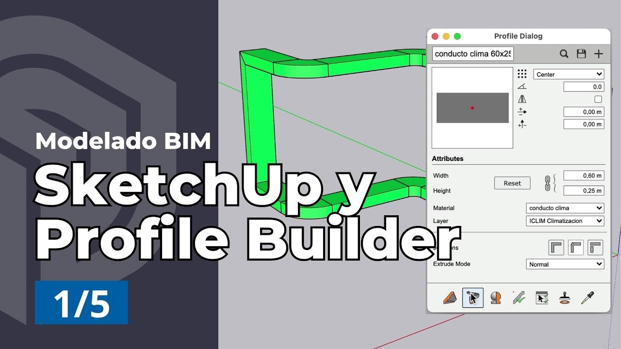Conoce El Plugin Para Modelado Profile Builder - | 1/5 Modelado 3D BIM Con SketchUp