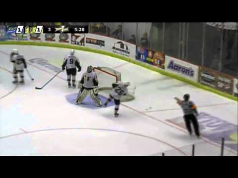 A.J. Jenks Dances past three nailers for the Goal