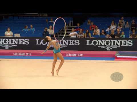 Natela BOLATAEVA (GEO) 2015 Rhythmic Worlds Stuttgart - Qualifications Hoop