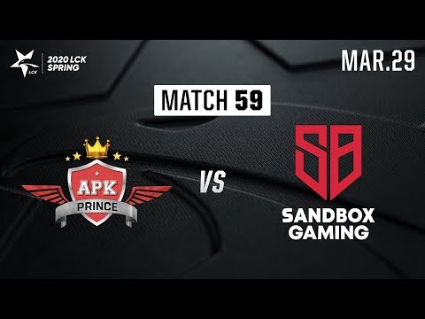 APK vs SB | Match59 H/L 03.29 | 2020 LCK Spring