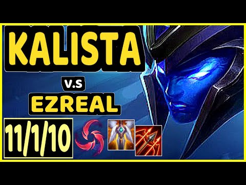 XDSMILEY (KALISTA) vs EZREAL - 11/1/10 KDA BOTTOM ADC GAMEPLAY - EUW Ranked GRANDMASTER
