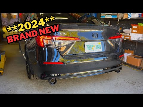 **BRAND NEW** 2024 Honda Civic Si Borla S type PERFORMANCE System. Borla exhaust tips ***WARNING***
