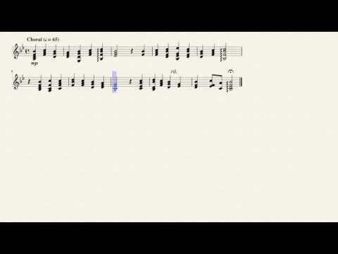 Chorale: "Nun ruh' Erlöser in der Gruft" (BWV 246 No 78) for Guitar