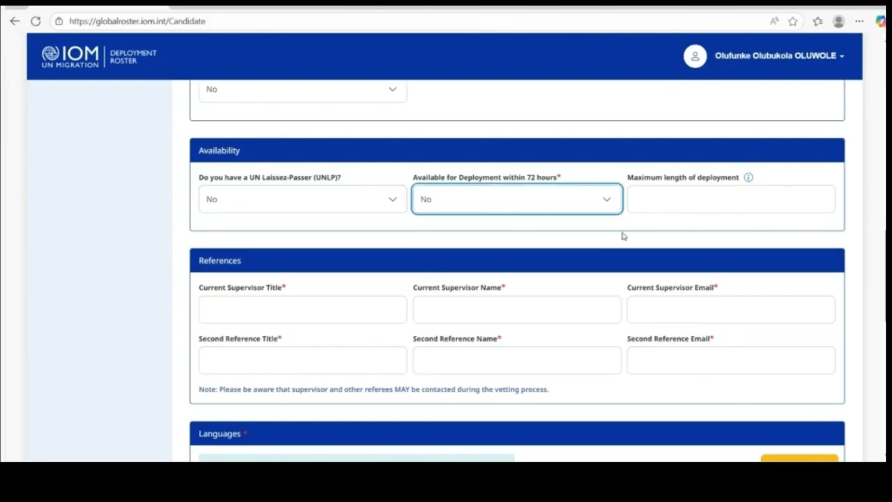 How to Create a Profile as an Internal Candidate