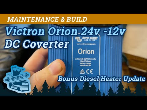 What is the correct voltage for 12 volt devices - Victron Orion 24v to 12v Install Solar off Grid RV