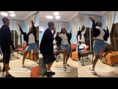 Les pas de danse de Amira abed dans la maison