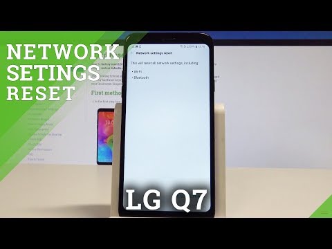 How to Reset Network Settings in LG Q7 - Restore Network Defaults