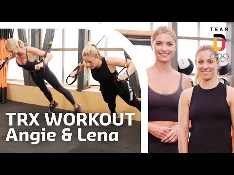 TRX Workout mit Angelique Kerber und Lena Gercke | Trainingshelden