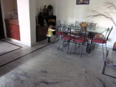 Aarini playing with Butter