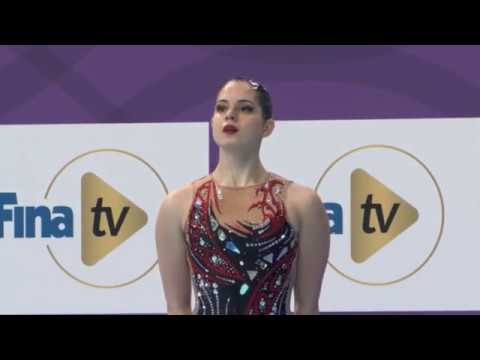 SRB FINA ASWS 2019 TOKYO Solo Free Jelena Kontic