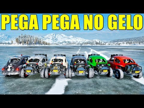 PEGA PEGA DE FUSCA TURBINADO NO LAGO CONGELADO - FORZA HORIZON 4 - GAMEPLAY