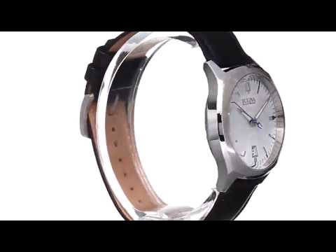 Bulova Accutron II Surveyor Black Leather Watch