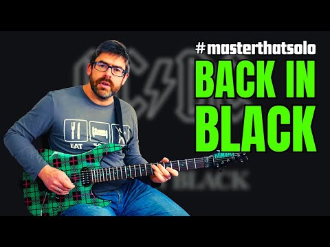 How to GENUINELY play the Back in Black Guitar Solo