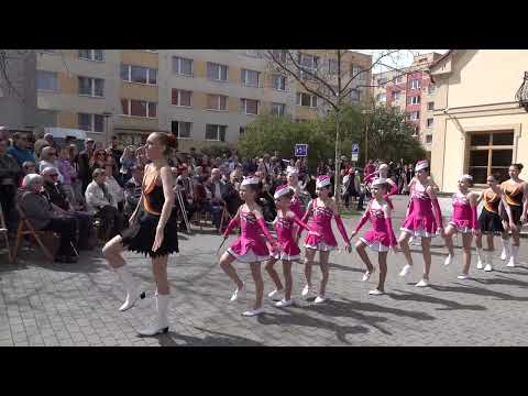 Vlašimské mažoretky 1. vystoupení na Májových slavnostech 2023