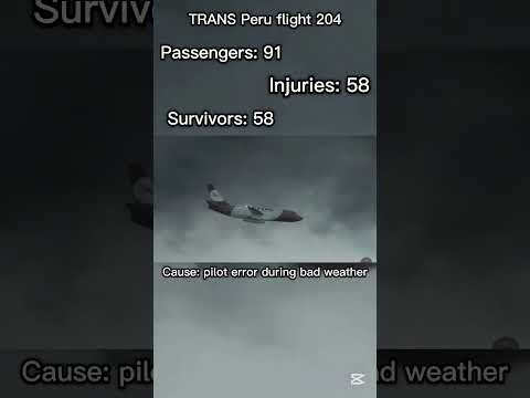 TANS peru flight 204 crash animation