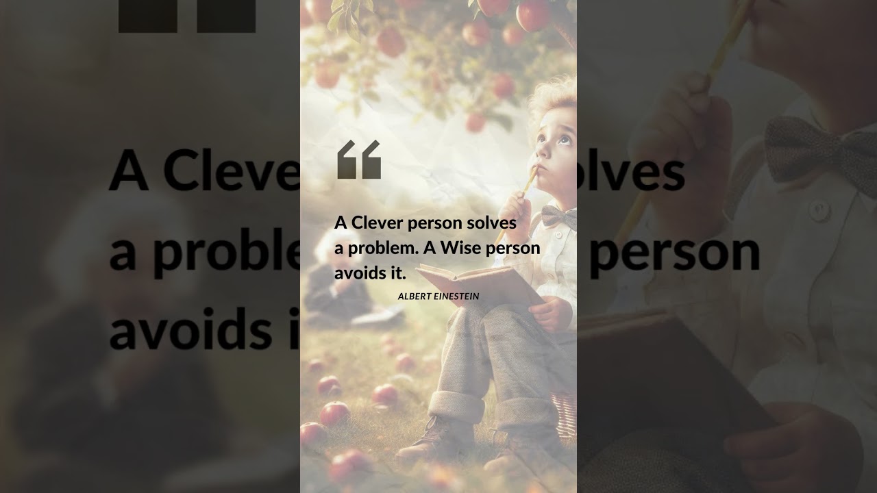 Einstein’s Wisdom on Problem-Solving