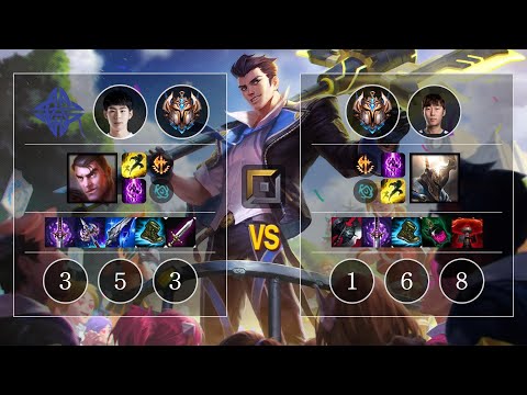 ES Xiaobai Jayce vs jjun Pantheon Top - KR Challenger Patch 10.11