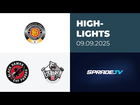 09.09.2025 - Highlights - EHF Passau Black Hawks vs. Eisbären Regensburg