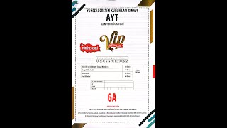 VİP AYT SORU ÇÖZÜMLERİ